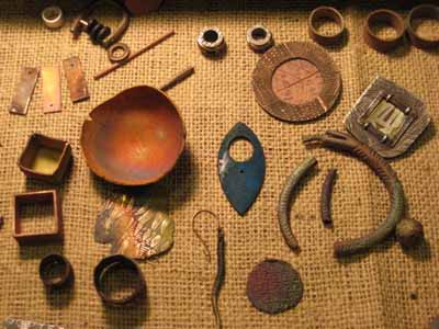 Bronze clay items
