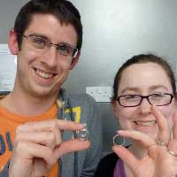 couple with their rings