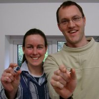 couple with their rings