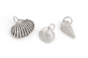 Shell charms