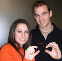 couple with their rings