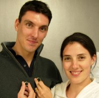couple with their rings