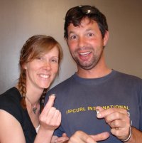 couple with their rings