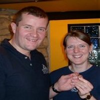 couple with their rings