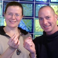 couple with their rings