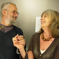 couple with their rings