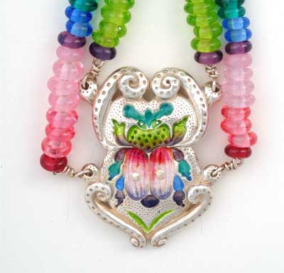 Enamel on Metal Clay