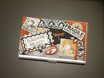 Business card holder by Lisa Pavelka