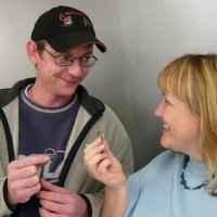 couple with their rings