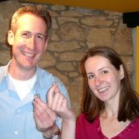 couple with their rings